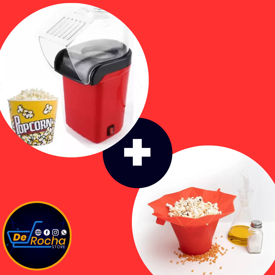 combo crispetera+taza silicona